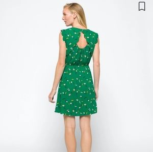41 Hawthorne Midnight Scallop Dress Size Small (4-6) Green